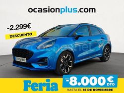 Azul Usado 2024 Ford Puma ST-Line X SUV | 19.900 € (Precio justo)
