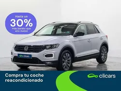 Blanco Usado 2021 VW T-Roc Sport SUV | 21.390 € (Precio justo)