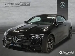 Negro obsidiana Usado 2023 Mercedes E220 AMG Descapotable | 59.900 € (Buen precio)