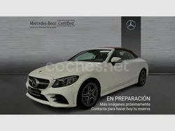 Blanco Usado 2021 Mercedes C220 AMG line Descapotable | 39.990 € (Buen precio)