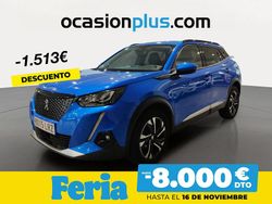 Azul Usado 2021 Peugeot 2008 Allure SUV | 14.250 € (Precio justo)