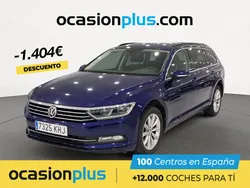 Azul Usado 2018 VW Passat Advance Familiar | 14.990 € (Precio justo)