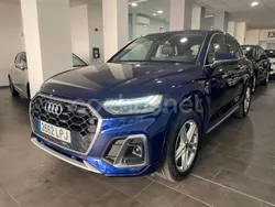 Azul Usado 2021 Audi Q5 S-Line SUV | 34.900 € (Precio justo)