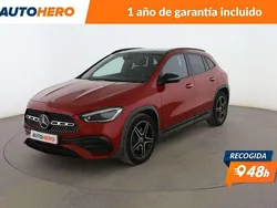 Rojo Usado 2021 Mercedes GLA200 AMG line SUV | 33.142 €