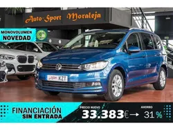 Azul Usado 2019 VW Touran Advance Monovolumen | 20.900 € (Precio justo)