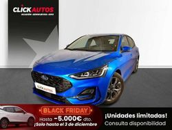 Azul Usado 2024 Ford Focus ST-Line Berlina | 20.100 € (Precio justo)
