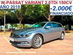 Gris / plata Usado 2019 VW Passat Advance Familiar | 20.299 € (Un poco caro)