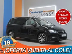 Negro Usado 2018 VW Sharan Sportline Monovolumen | 25.900 € (Precio justo)