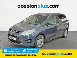 Gris Usado 2014 Ford C-MAX Titanium Monovolumen | 10.190 € (Un poco caro)