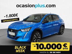 Azul Usado 2020 Peugeot e-208 GTi Utilitario | 19.890 € (Un poco caro)