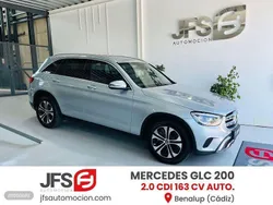 Plateado Usado 2021 Mercedes GLC200 SUV | 34.900 € (Precio justo)