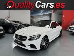 Blanco Usado 2021 Mercedes C220 Coupe | 41.900 € (Precio justo)