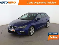 Azul Usado 2017 Seat Leon FR Familiar | 16.199 € (Precio justo)