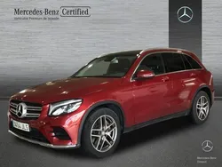 Rojo Usado 2016 Mercedes GLC220 AMG line SUV | 28.900 € (Un poco caro)