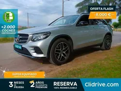 Gris Usado 2019 Mercedes GLC250 SUV | 32.890 € (Super precio)