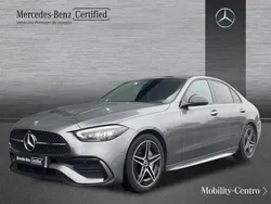 Selenitgrey metallic paint Usado 2022 Mercedes C200 AMG line Berlina | 39.850 € (Precio justo)