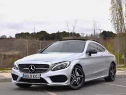 Plata Usado 2017 Mercedes C250 AMG line Coupe | 31.900 €