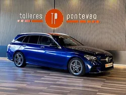 Azul Usado 2020 Mercedes C220 Familiar | 29.600 € (Buen precio)