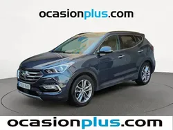 Azul Usado 2018 Hyundai Santa Fe Style SUV | 20.537 € (Buen precio)