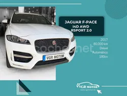 Blanco Usado 2017 Jaguar F-Pace R-Sport SUV | 22.995 € (Precio justo)