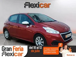 Rojo Usado 2018 Peugeot 208 Utilitario | 8990 € (Precio justo)