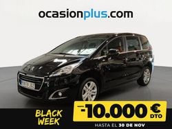 Negro Usado 2015 Peugeot 5008 Style Monovolumen | 8990 € (Buen precio)