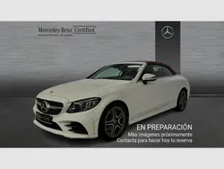Blanco Usado 2021 Mercedes C220 AMG line Descapotable | 39.990 € (Buen precio)
