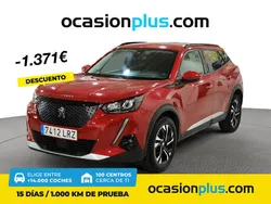 Rojo Usado 2021 Peugeot 2008 Allure SUV | 14.800 € (Precio justo)