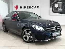 Azul Usado 2017 Mercedes C220 Berlina | 23.900 € (Precio justo)