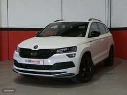 Blanco Usado 2021 Skoda Karoq SportLine SUV | 23.500 € (Precio justo)