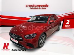 Rojo Usado 2021 Mercedes E220 Berlina | 36.990 € (Precio justo)