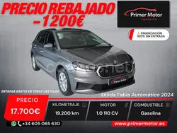Gris / plata Usado 2024 Skoda Fabia Ambition Berlina | 17.700 € (Buen precio)