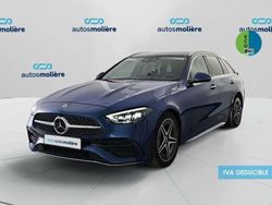 Azul Usado 2022 Mercedes C200 Familiar | 29.718 € (Precio justo)