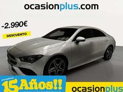 Plateado Usado 2021 Mercedes CLA200 Coupe | 29.910 € (Precio justo)