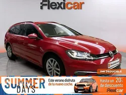 Rojo Usado 2020 VW Golf VII Advance Familiar | 19.490 € (Precio justo)