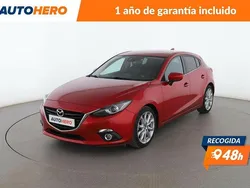 Rojo Usado 2016 Mazda 3 Luxury Berlina | 16.099 € (Precio justo)