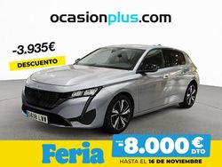 Gris / plata Usado 2022 Peugeot 308 Allure Berlina | 15.900 € (Buen precio)
