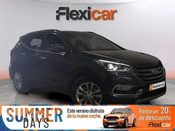Azul Usado 2017 Hyundai Santa Fe SUV | 24.990 € (Caro)