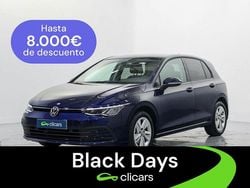Azul Usado 2021 VW Golf VIII Life Berlina | 21.490 € (Precio justo)