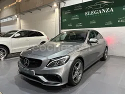 Gris / plata Usado 2016 Mercedes C200 AMG line Berlina | 18.990 € (Un poco caro)