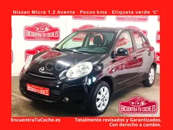 Negro Usado 2012 Nissan Micra Acenta Utilitario | 6490 € (Precio justo)