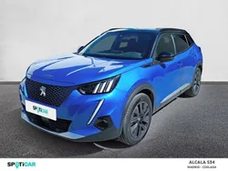 Azul Usado 2021 Peugeot e-2008 GT SUV | 19.900 € (Precio justo)