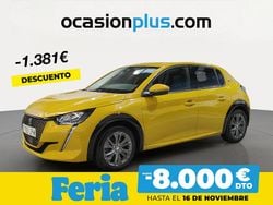 Amarillo Usado 2021 Peugeot e-208 Allure Utilitario | 15.200 € (Precio justo)