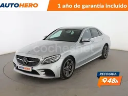 Gris Usado 2019 Mercedes C220 AMG line Berlina | 31.599 € (Precio justo)