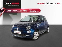 Azul Usado 2021 Fiat 500C Dolcevita Descapotable | 10.700 € (Buen precio)