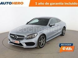Gris Usado 2016 Mercedes C220 AMG line Coupe | 23.699 € (Precio justo)
