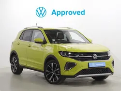 Amarillo Usado 2024 VW T-Cross R-line SUV | 24.900 € (Precio justo)