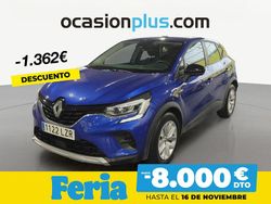 Azul Usado 2022 Renault Captur Intens SUV | 14.790 € (Precio justo)
