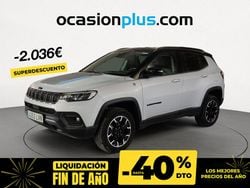 Gris / plata Usado 2022 Jeep Compass Trailhawk SUV | 22.400 € (Precio justo)