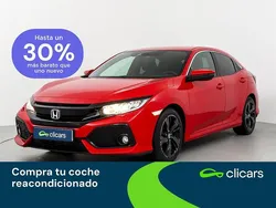 Rojo Usado 2017 Honda Civic Comfort Berlina | 15.990 € (Precio justo)